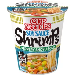 Nissin Cup Noodles 63g Szójaszószos rák