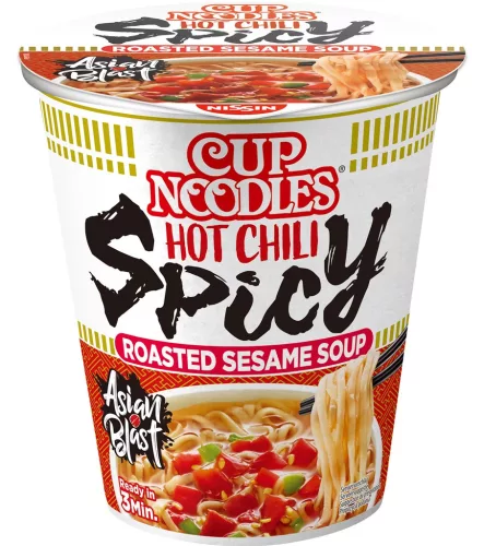 Nissin Cup Noodles 66g Csípős chili