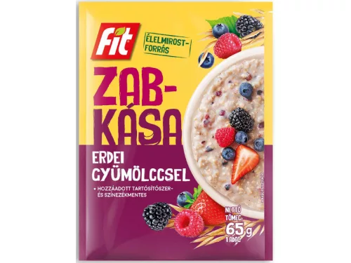 Fit Reggeli zabkása 65g Erdei gyümölcs