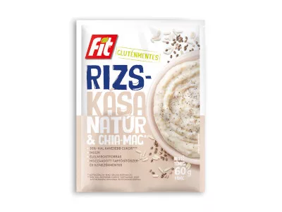 Fit reggeli rizskása 60g Natúr-chia mag-inulin gluténmentes