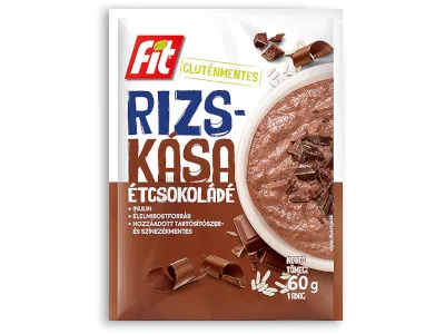 Fit reggeli rizskása 60g Étcsoki-inulin gluténmentes