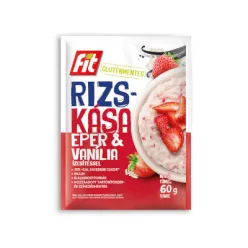   Fit reggeli rizskása 60g Eper-vanília-inulin gluténmentes -30% cukor
