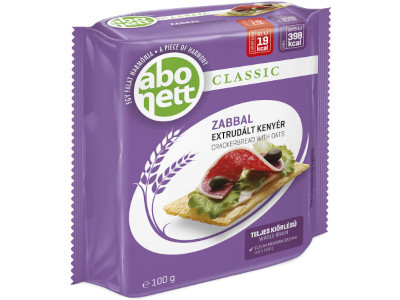 Abonett extrudált kenyér 100g Zabos