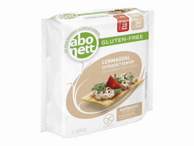 Abonett extrudált kenyér 100g Lenmaggal