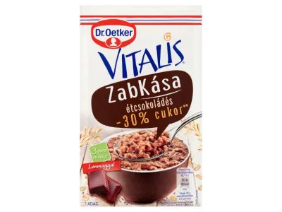 Dr.Oetker V.zabkása 54g -30% cukor Étcsokis