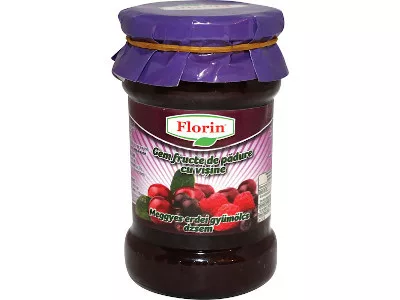 Florin dzsem 360g Erdei gyümölcs meggyel 45%