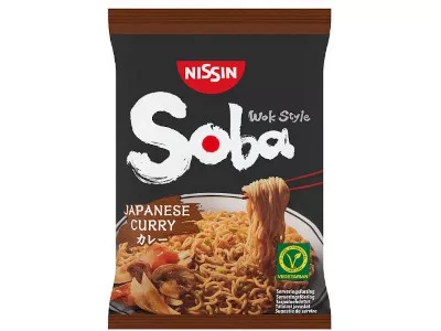 Nissin Soba Bag 111g Japán Curry