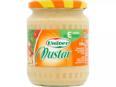 Univer 530g Mustár üveges