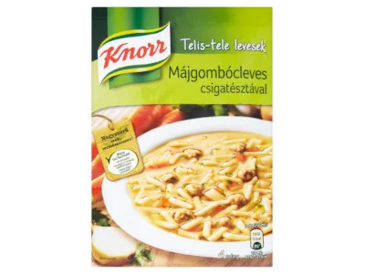 Knorr leves- Májgombócleves csigatésztával 58g