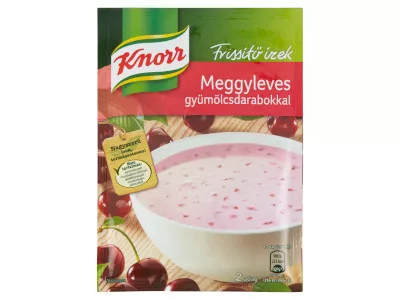Knorr leves- gyümölcsleves Meggy 56g
