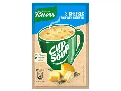 Knorr instant 3 sajtos krémleves 17g