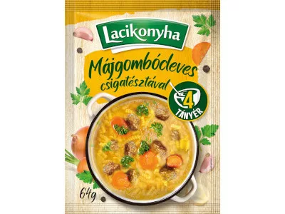 Lacikonyha leves 64g Májgombócleves csigatésztával