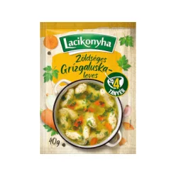 Lacikonyha leves 40g Zöldséges grízgaluska