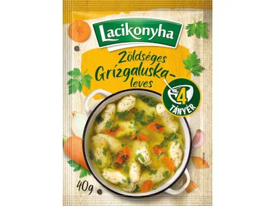 Lacikonyha leves 40g Zöldséges grízgaluska