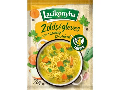 Lacikonyha leves 52g Zöldségleves eperszalag tésztával