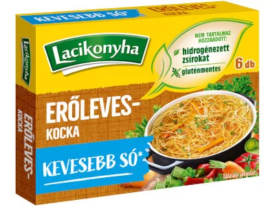 Lacikonyha kocka 60g Erőleves