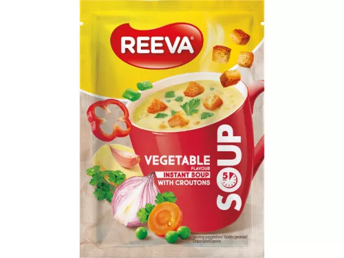 Reeva instant leves 17g Zöldségízű - krutonnal