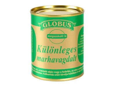 Globus 130g vagdalthús Különleges marhavagdalt - zöld