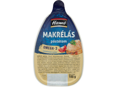 Hamé pástétom 100g Makrélás