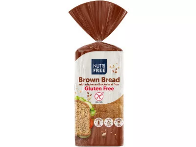 NutriFree Glutén-és laktózmentes kenyér 300g Teljes kiőrlésű