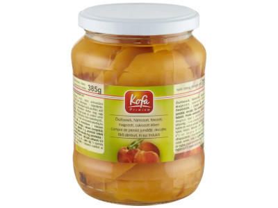 Kofa Őszibarack befőtt 720ml felezett