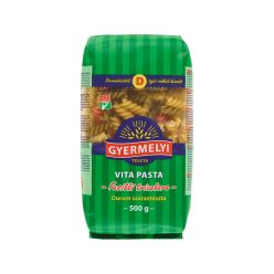 Gyermelyi Vita Pasta 500g Fusili tricolor- zöldséges