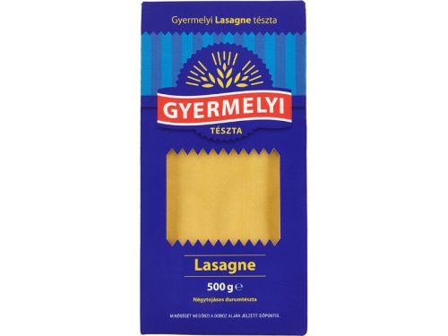 Gyermelyi tészta 500g Lasagne - 4tojásos