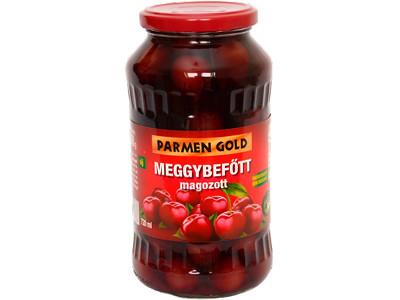 Parmen Gold 720ml Meggybefőtt magozott
