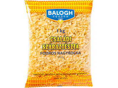 BALOGH tészta 1kg Fodros Nagykocka
