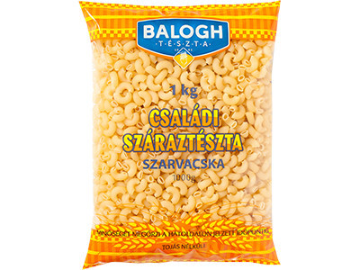 BALOGH tészta 1kg Szarvacska
