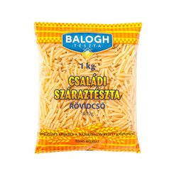 BALOGH tészta 1kg Rövid Cső