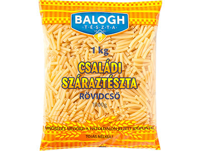 BALOGH tészta 1kg Rövid Cső