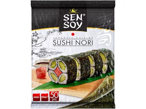 Sen Soy Sushi Nori - Tengeri algalapok 125g 50db