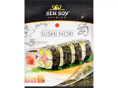 Sen Soy Sushi Nori - Tengeri algalapok 25g 10db