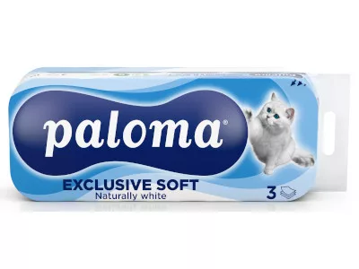 Paloma Exclusive Soft WC papír 10 tekercs 3réteg Fehér