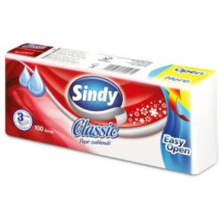Sindy papírzsebkendő 100db 3 réteg Classic