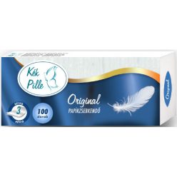 Kék Pille papírzsebkendő 3réteg 100db Original