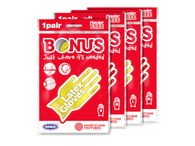 Bonus Háztartási gumikesztyű L B316