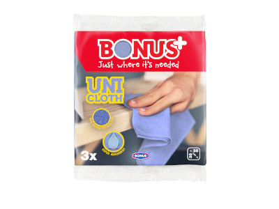 Bonus Uni törlőkendő 3db B179