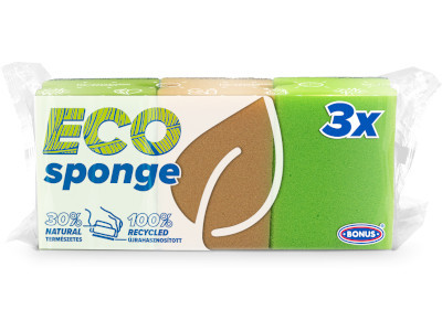 Bonus ECO formázott mosogatószivacs 3db B019