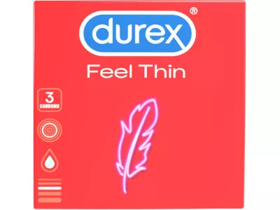 Durex óvszer 3db Feel Thin -vékonyított