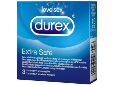 Durex óvszer 3db Extra Safe