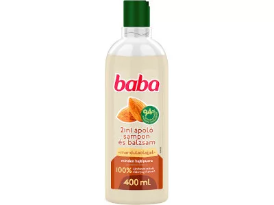 Baba sampon 400ml 2in1 mandulaolajjal