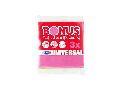 Bonus általános törlőkendő 3db B163