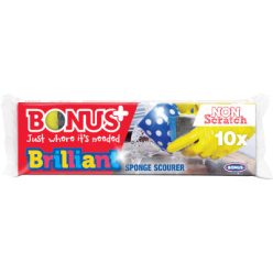 Bonus Brilliant mosogatószivacs 10db B513