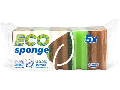 Bonus ECO formázott mosogatószivacs 5db B385