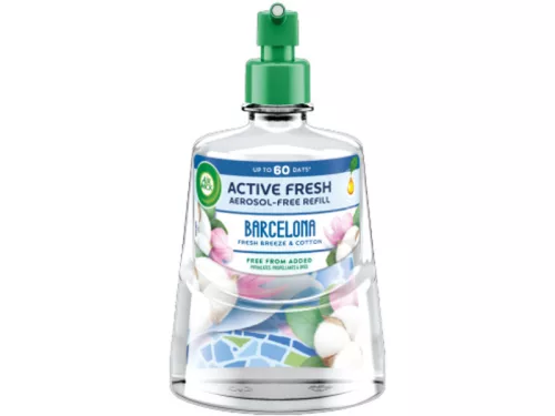Air Wick Active Fresh utántöltő Barcelona 204ml Fresh Breeze-Cotton