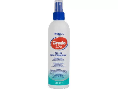 BradoLife kéz- és bőrfertőtlenítő 250ml pumpás