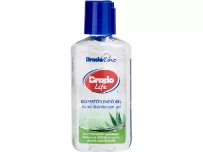 BradoLife kézfertőtlenítő gél 50ml Aloe Vera