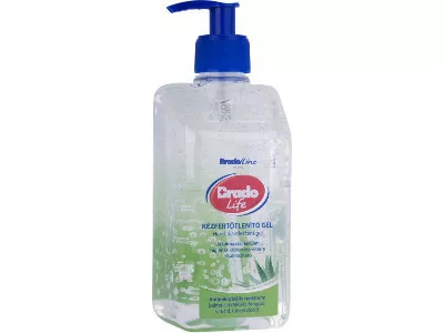 BradoLife kézfertőtlenítő gél 500ml Aloe Vera